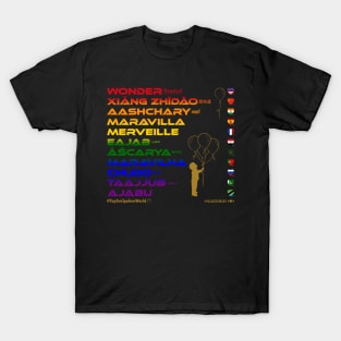 WONDER: Say ¿Qué? Top Ten Official (World) (Rainbow) T-Shirt